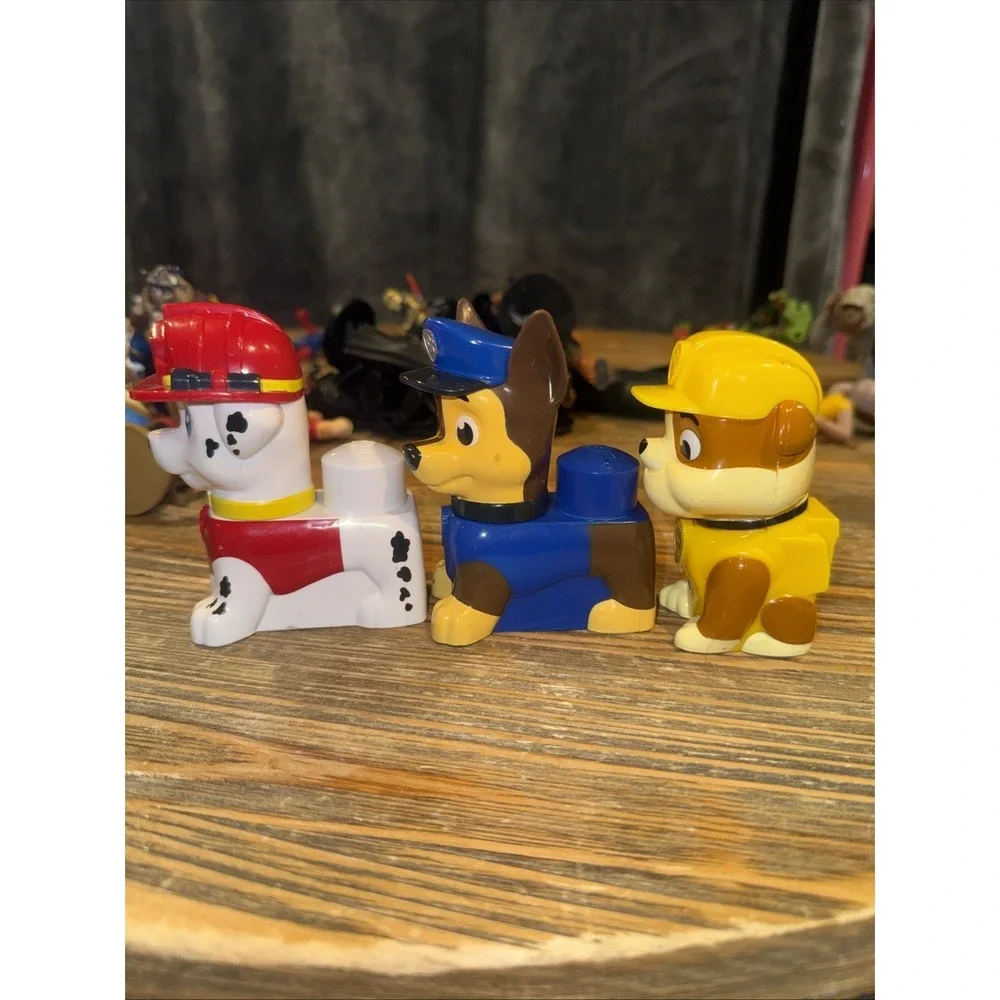 Mega‎ Bloks Ionix Paw Patrol Chase, Rubble & Marshall Lot of 3 Figures